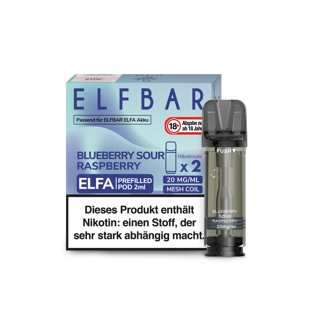 ELFA PODS - BLUEBERRY-SOUR RASPBERRY